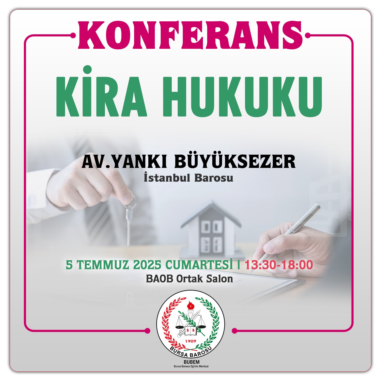 KONFERANS | KİRA HUKUKU